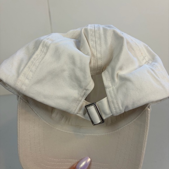 Athleta Everyday Cap Baseball Hat Womens off White Logo One Size Athletic Gym - Picture 6 of 6